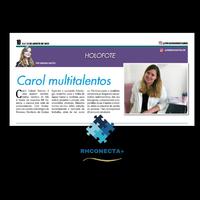 Matéria sobre nossa fundadora Carol Cabral Valente no jornal impresso Folha de Águas Claras do dia 10 de Agosto.