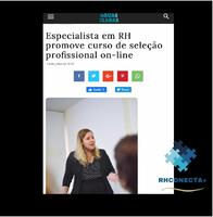 Nota sobre o curso de R&S no Jornal Folha de Águas Claras