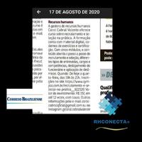 Nota sobre o curso R&S na Prática no jornal Correio Braziliense
